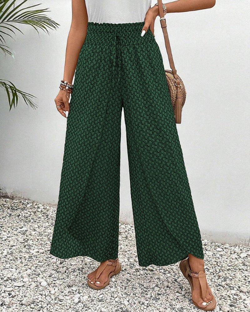 Lina Flowing Printed Pants - Casual & Stylish