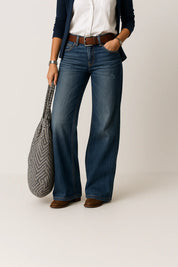 Selene Wide-Leg Denim Jeans - Casual & Stylish