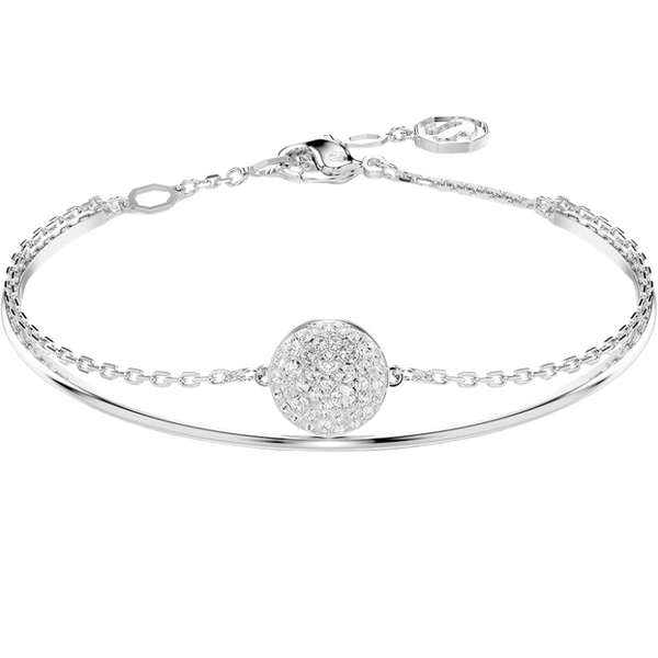 Sublima Meteor Motif Crystal Bracelet in Rhodium Finish For Women