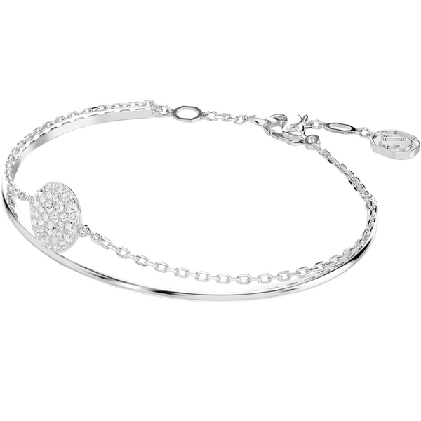 Sublima Meteor Motif Crystal Bracelet in Rhodium Finish For Women