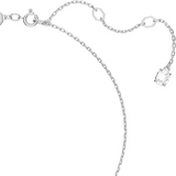 Stilla Pear Cut Pendant with Rhodium Finish for Women