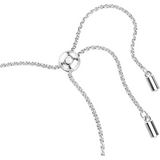 Clear Crystal Infinity Bracelet with Rhodium Finish for Women